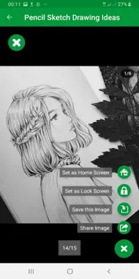 Pencil Sketch android App screenshot 0